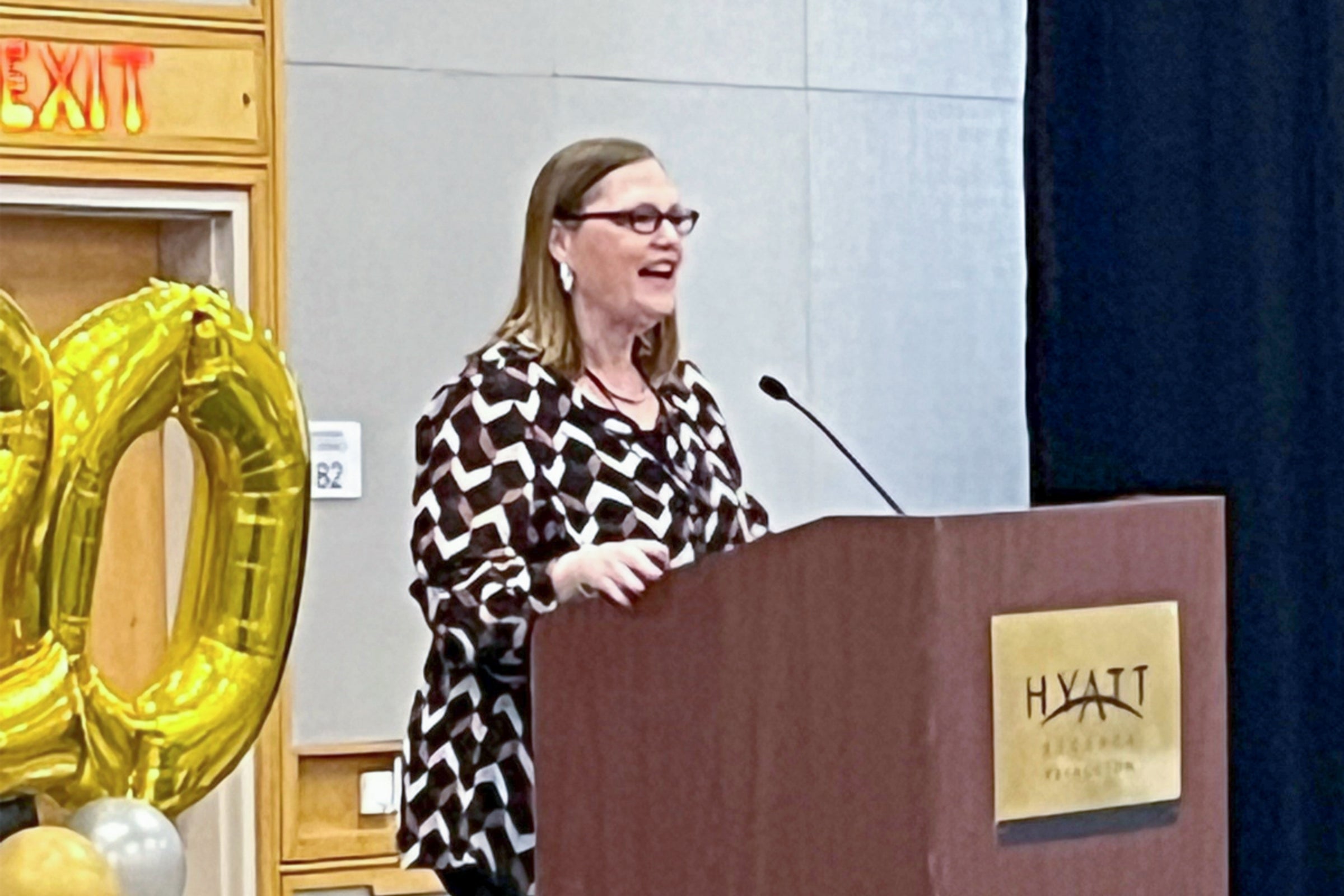Captain Jane Kreis speaking at the 20th Annual UL Solutions ComplianceWire® Knowledge Summit