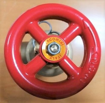 Top of pressure reducing valve