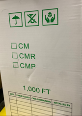 Side of communication cable box