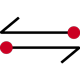Icon of a two way switch