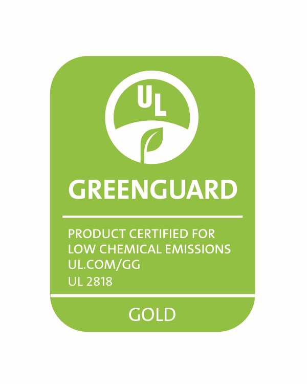 UL GREENGUARD Gold logo for UL 2818