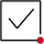 Icon of a checked box