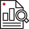 document and magnifying glass icon