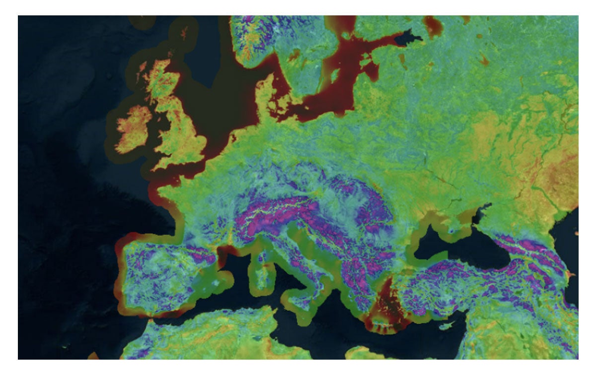 2025 UL Solutions Europe wind map