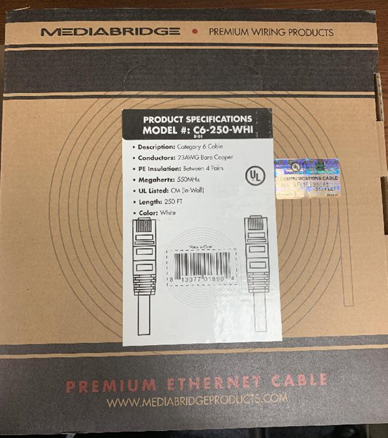 Ethernet cable