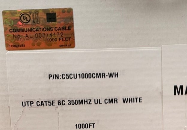 Communications cable box.