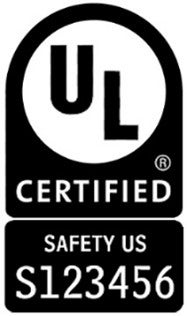 Figure 2 - Vertical UL Certified Mark